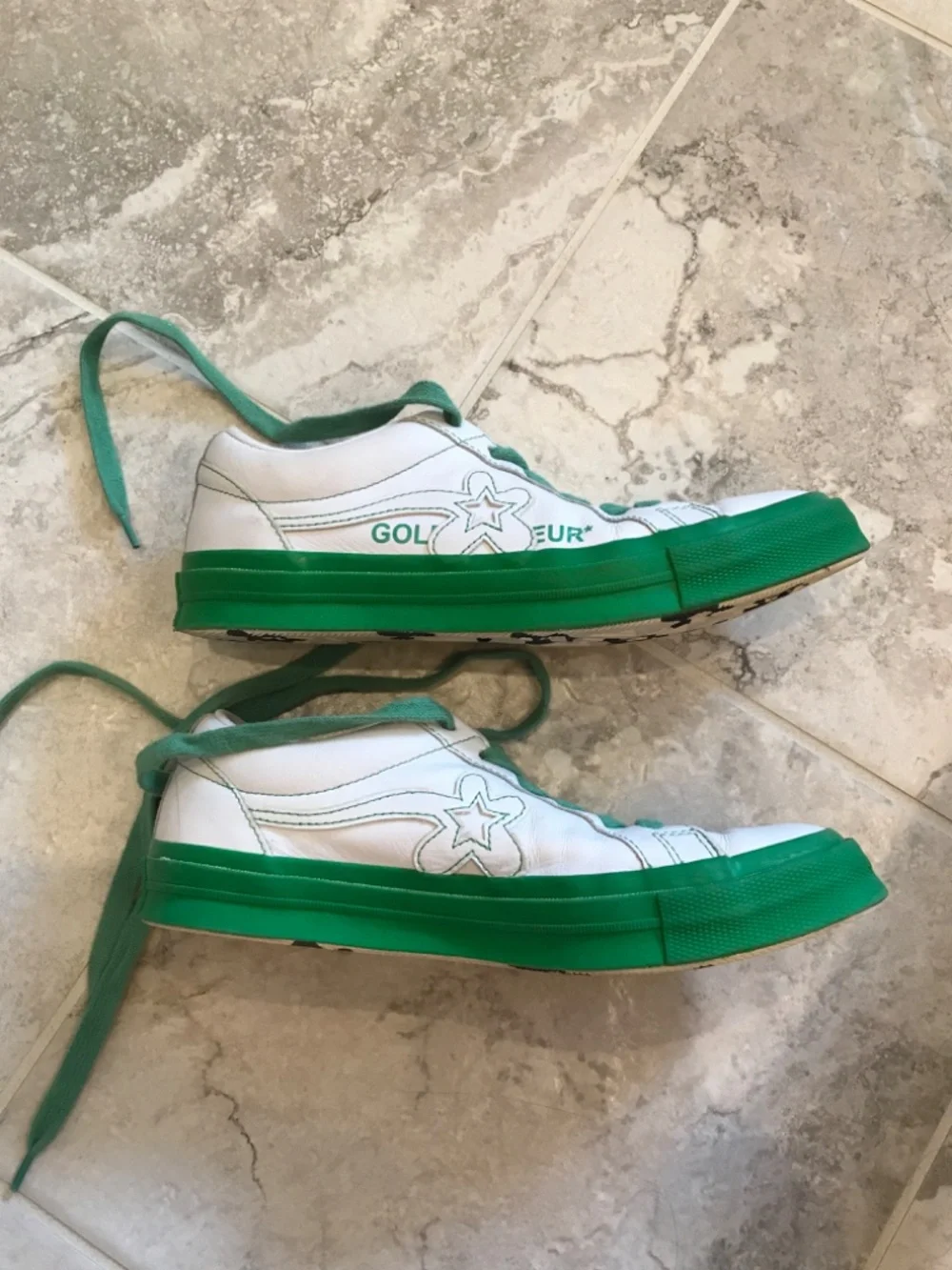 Converse Golf de Fleur Green and White Sneakers Women’s 9 Men’s 7 - Picture 4 of 7
